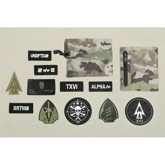 NEW Burton x ALPHA INDUSTRIES Undefeated MA-1 Flight Bomber Jacket Greenish Tan - Picture 4 of 4